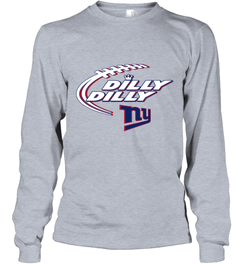 NFL New York Giants Dilly Dilly Football Sports rxKIL9GwlPL long sleeve tee 14 95 151514 front sport grey