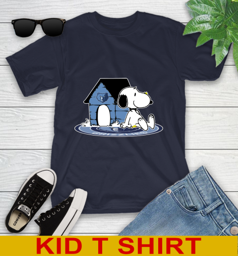 NBA Basketball Memphis Grizzlies Snoopy The Peanuts Movie Shirt Youth T-Shirt 3