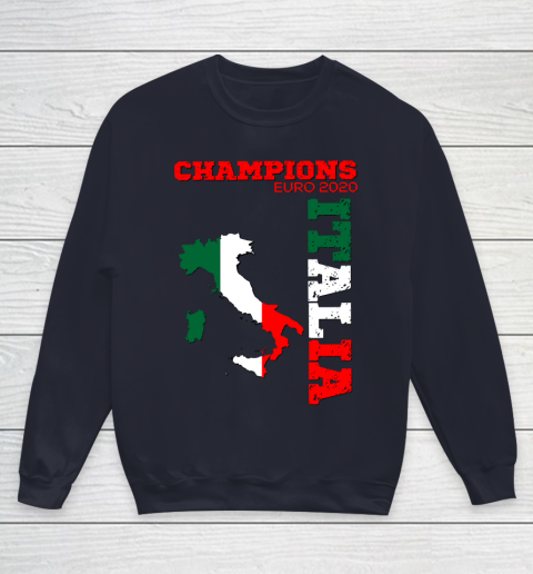 Italy Champions Euro 2020 played in 2021 Youth Sweatshirt 2
