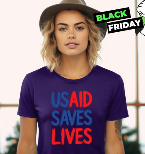 jkq6 usaid saves lives ladies t shirt 20 front purple