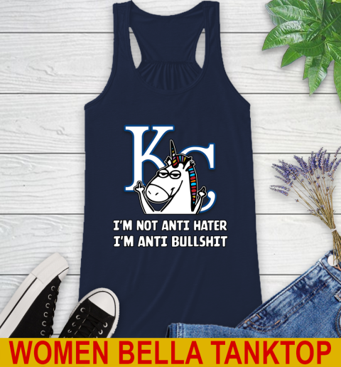 Los Angeles Angels MLB Baseball Unicorn I'm Not Anti Hater I'm Anti Bullshit (2) Racerback Tank 11