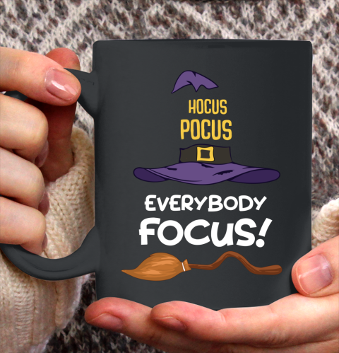 Hocus Pocus Everybody Focus Halloween Ceramic Mug 11oz
