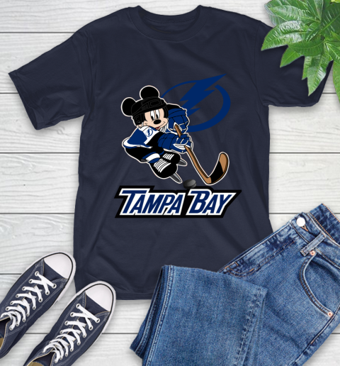 NHL Tampa Bay Lightning Mickey Mouse Disney Hockey T Shirt T-Shirt 4