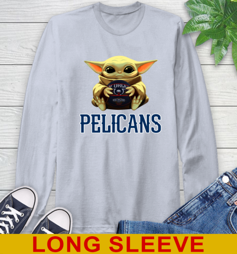 NBA Basketball New Orleans Pelicans Star Wars Baby Yoda Shirt 63