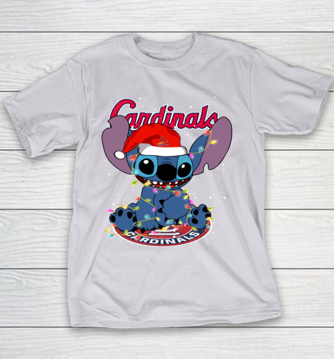 St.Louis Cardinals MLB noel stitch Baseball Christmas Youth T-Shirt 2