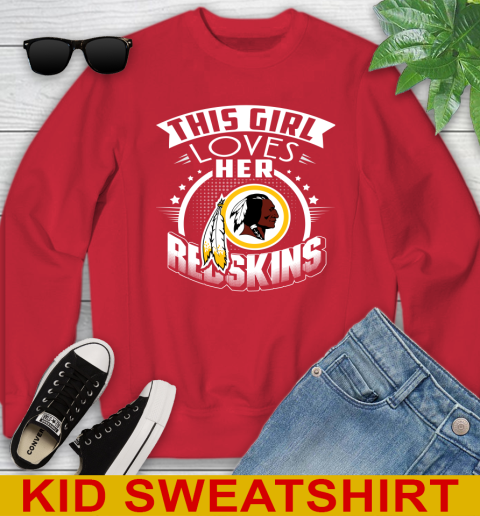 Washington Redskins NFL Football This Girl Loves Her Team 115