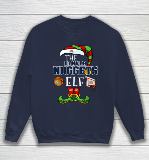 Denver Nuggets Christmas ELF Funny NBA Sweatshirt 2