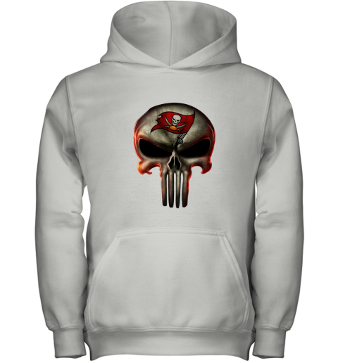 Tampa Bay Buccaneers The Punisher Mashup Football Shirts Youth Hoodie