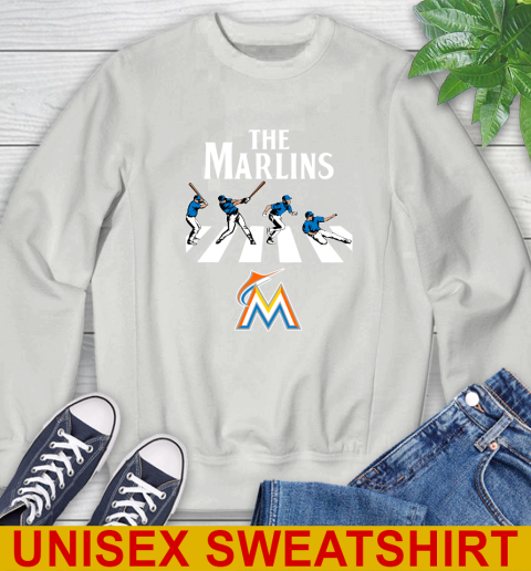 MLB Baseball Miami Marlins The Beatles Rock Band Shirt Sweatshirt 5