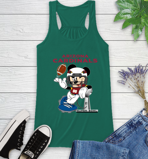 NFL Arizona Cardinals Mickey Mouse Disney Super Bowl Football T Shirt Racerback Tank 19