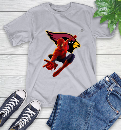 NFL Spider Man Avengers Endgame Football Arizona Cardinals T-Shirt 6