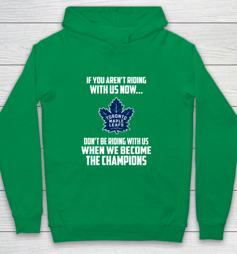 NHL Toronto Maple Leafs Hockey We Become The Champions Youth Hoodie 4