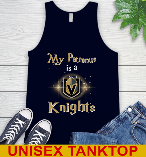 NHL Hockey Harry Potter My Patronus Is A Vegas Golden Knights Tank Top 2