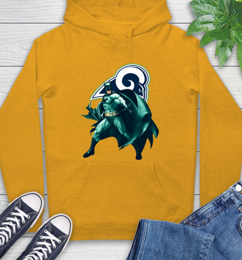 NFL Batman Football Sports Los Angeles Rams Hoodie 3