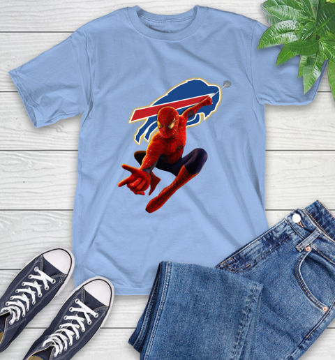 NFL Spider Man Avengers Endgame Football Buffalo Bills T-Shirt 11
