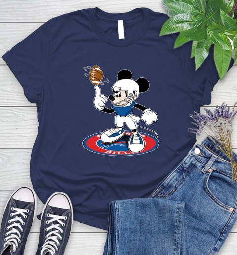 NFL Football Buffalo Bills Cheerful Mickey Disney Shirt Women's T-Shirt 12