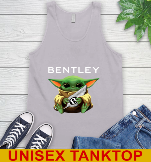 Star Wars Baby Yoda Hugs Bentley Car Shirt 69