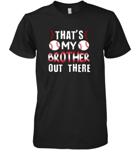 Baseball Sister Shirt Cute Baseball Gift For Sisters Premium Men's T-Shirt