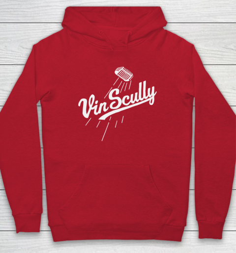 Vin Scully Microphone Hoodie 6