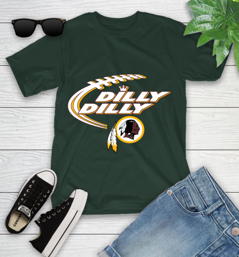 NFL Washington Redskins Dilly Dilly Football Sports Youth T-Shirt 5