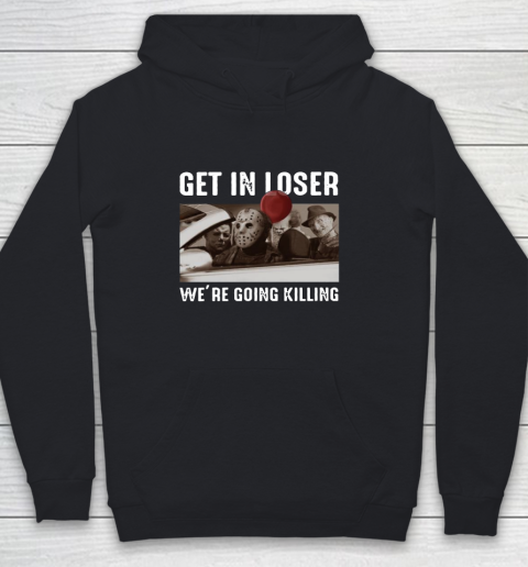 Michael Myers Get in loser we're going killing Halloween Youth Hoodie