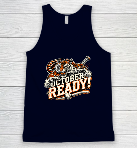 October Ready Baseball Tiger Fan Tank Top 2
