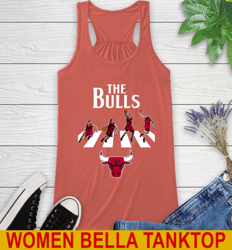 NBA Basketball Chicago Bulls The Beatles Rock Band Shirt Racerback Tank 3