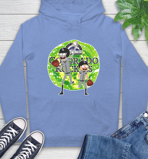 MLB Colorado Rockies Rick And Morty Baseball Sports Hoodie 11