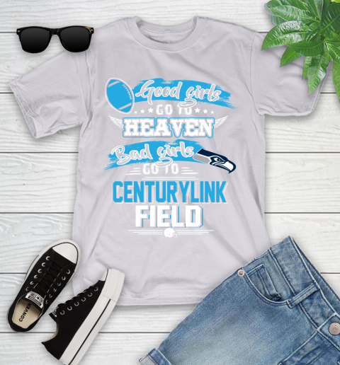 Seattle Seahawks NFL Bad Girls Go To Centurylink Field Shirt Youth T-Shirt 4