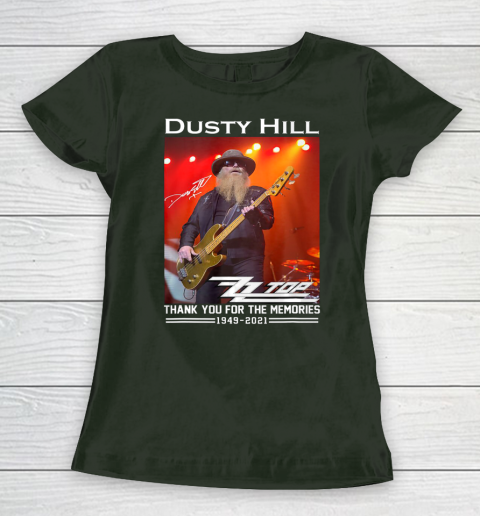 Dusty Hill Thank You For Memories Women's T-Shirt 4
