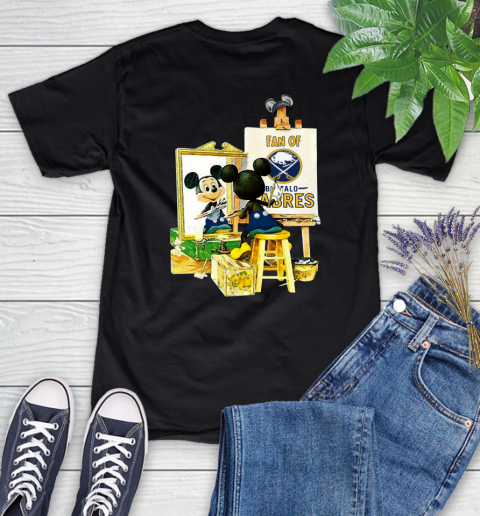 NHL Hockey Buffalo Sabres Mickey Drawing Shirt 82