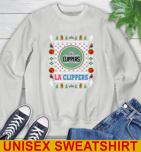 LA Clippers Merry Christmas NBA Basketball Loyal Fan Sweatshirt 5
