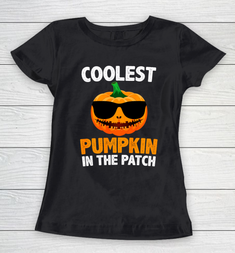 Coolest Pumpkin In The Patch Pumpkin Girls Women's T-Shirt