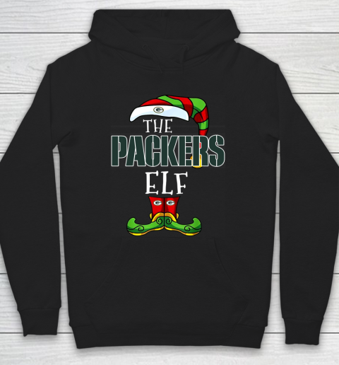 Green Bay Packers Christmas ELF Funny NFL Hoodie