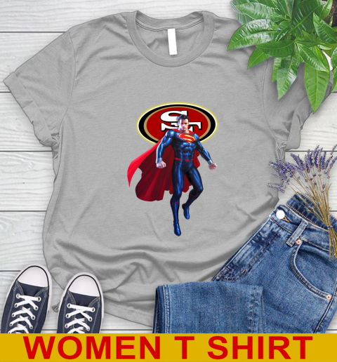 NFL Superman DC Sports Football San Francisco 49ers Women's T-Shirt 5