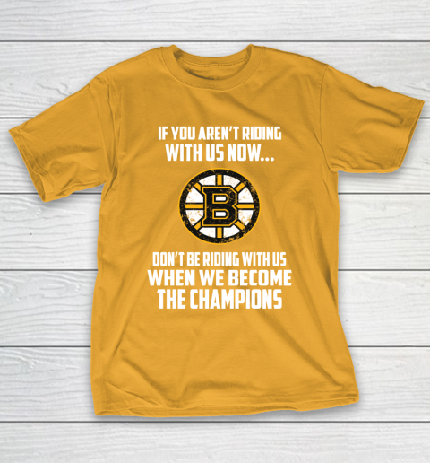 NHL Boston Bruins Hockey We Become The Champions T-Shirt 2