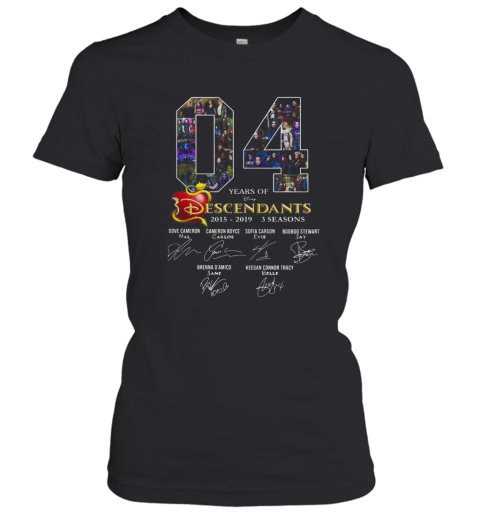 04 years of Descendants 2015 2019 3 seasons signature shirt Women's T-Shirt