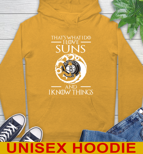 Brooklyn Nets NBA Basketball That's What I Do I Love My Team And I Know Things Game Of Thrones 14