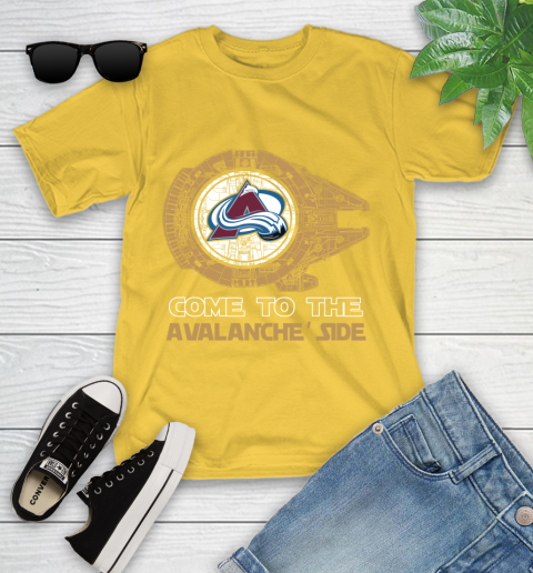 NHL Come To The Colorado Avalanche Wars Hockey Sports Youth T-Shirt 10