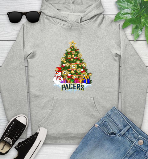 Indiana Pacers Merry Christmas NBA Basketball Sports Youth Hoodie
