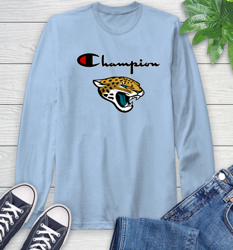 NFL Football Jacksonville Jaguars Champion Shirt Long Sleeve T-Shirt 6