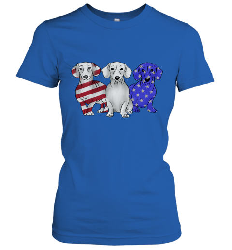 Dachshund American Flag Women's T-Shirt