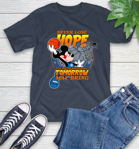 Philadelphia 76ers NBA Basketball Mickey Disney Never Lose Hope T-Shirt 3