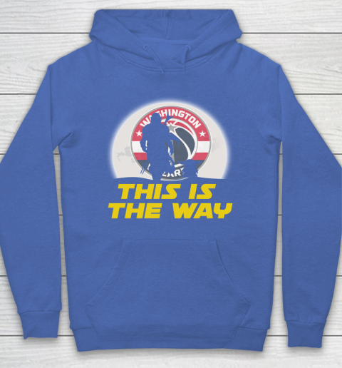 Washington Wizards NBA Basketball Star Wars Yoda And Mandalorian This Is The Way Hoodie 6