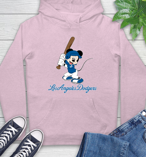 MLB Baseball Los Angeles Dodgers Cheerful Mickey Mouse Shirt Hoodie 10