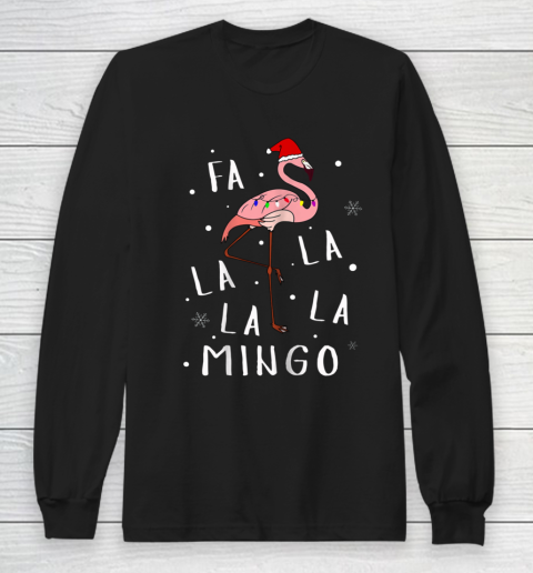 Fa La La La Mingo Funny Christmas Cute Math Fa La 8 Long Sleeve T-Shirt