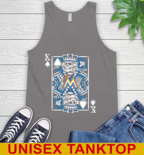 Miami Marlins MLB Baseball The King Of Spades Death Cards Shirt Tank Top 6