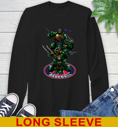 MLB Baseball Los Angeles Angels Teenage Mutant Ninja Turtles Shirt Long Sleeve T-Shirt 2