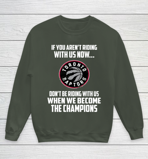 NBA Toronto Raptors Basketball We Become The Champions Youth Sweatshirt 8