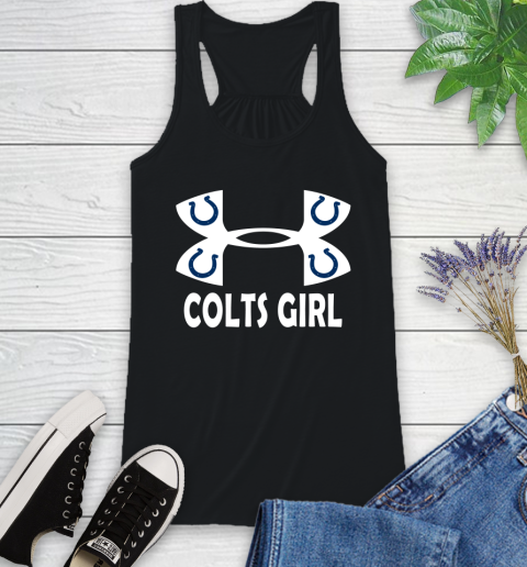 NFL Indianapolis Colts Girl Under Armour Football Sports Racerback Tank